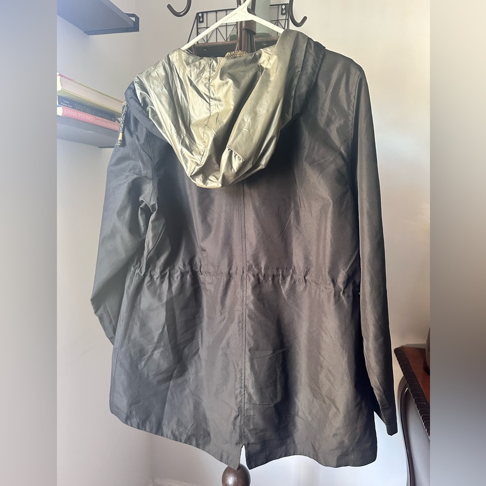 # 22 JONES NEW YORK BLACK HOODED JACKET - Picture 4 of 6
